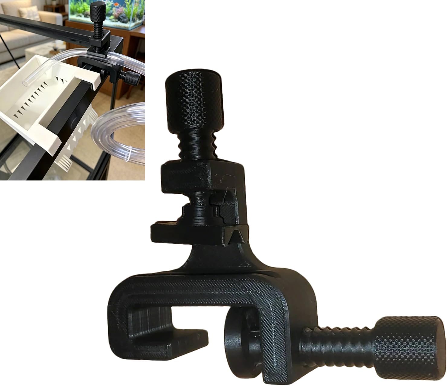 Plastic Pipe Clip - Morsetto per Tubo dell'Acquario, Morsetto Fisso