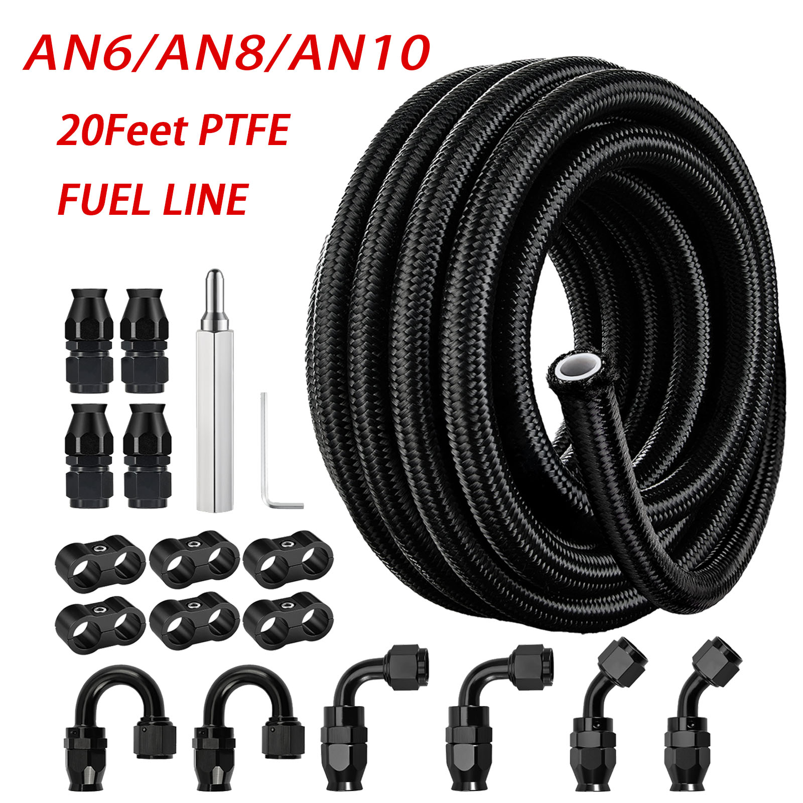 Ptfe Tape Thread - Tubo AN6 AN8 AN10 da 20