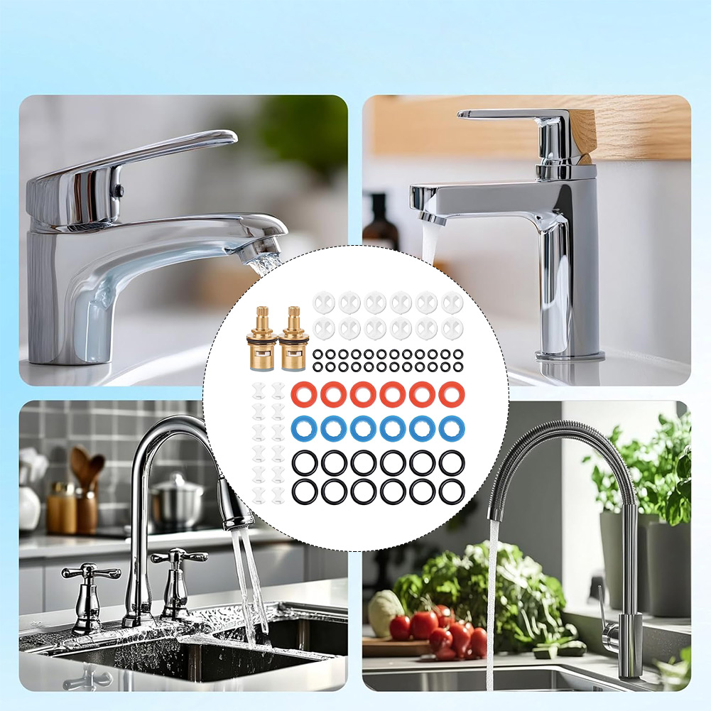 Silicone Tap Washer - Confezione da 2 Cartucce di Ricambio
