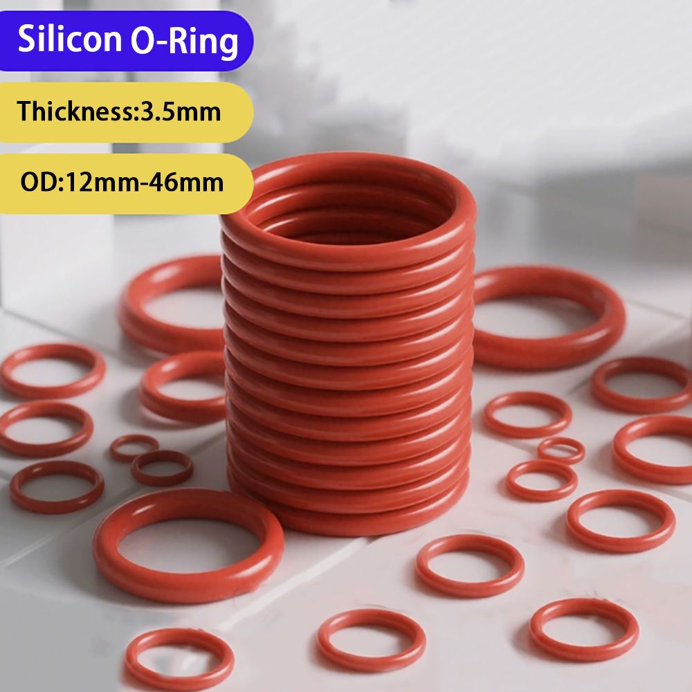 Silicone Tap Washer - O-Ring in Gomma Siliconica Rossa CS