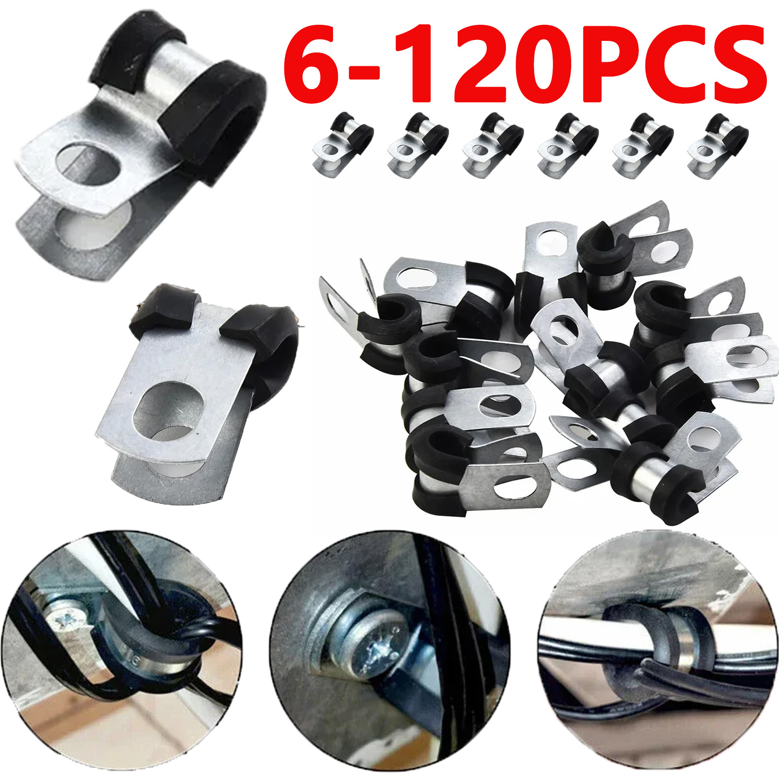 6-240 Pezzi Morsetti a P in Me - Plastic Pipe Clip recensione e prezzo