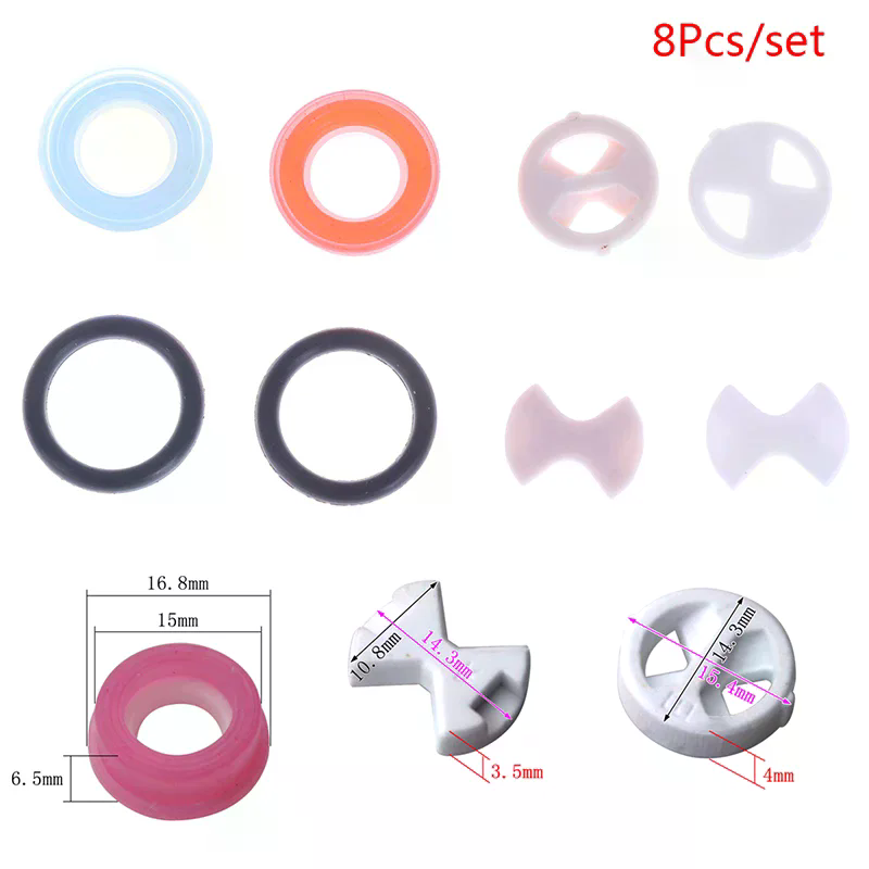 Set di 8 Inserti in Ceramica d - Silicone Tap Washer recensione e prezzo